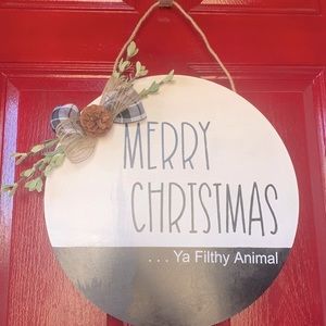 Door hang or wall Devore for Christmas
